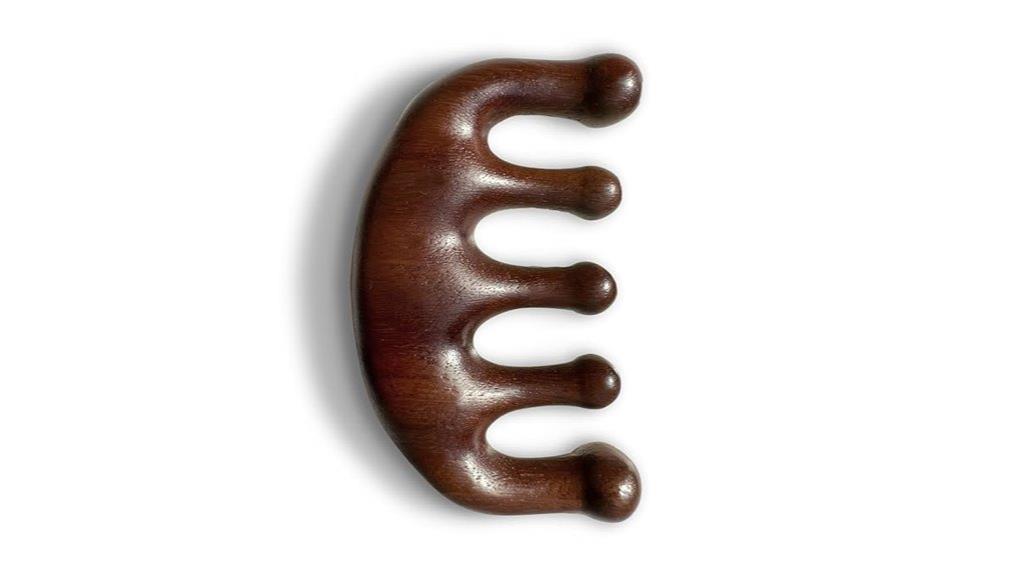 wooden hair scalp massager