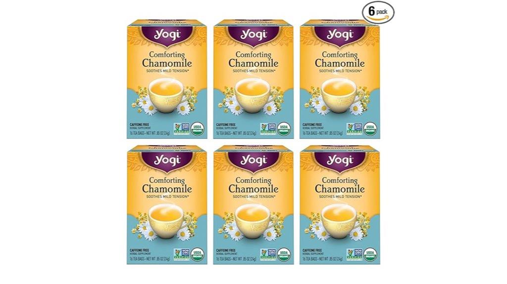 yogi chamomile tea packs
