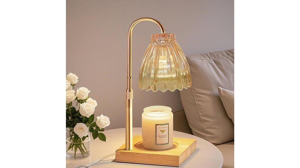 adjustable candle warmer lamp