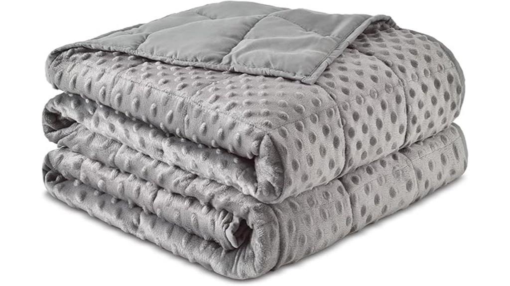 adult grey 15lb blanket