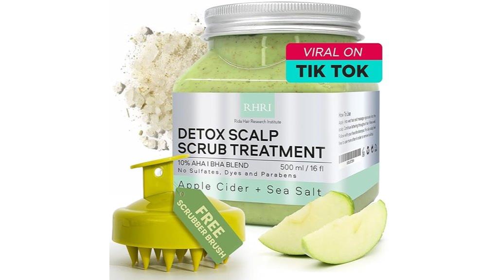 apple cider sea salt scrub