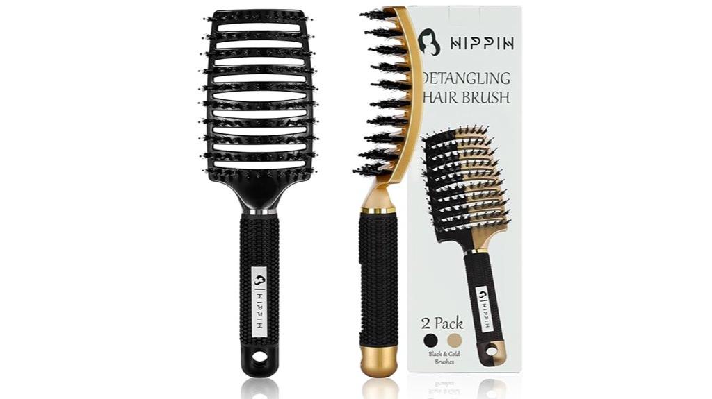 boar bristle hair brush
