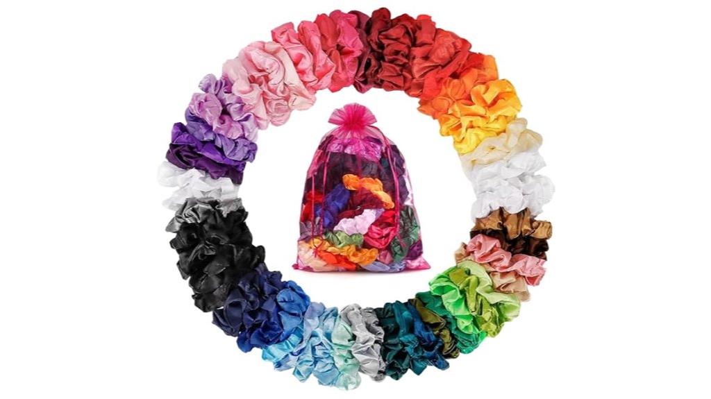 bulk satin hair ties