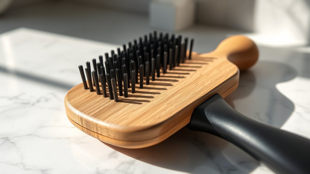 choose suitable paddle brush