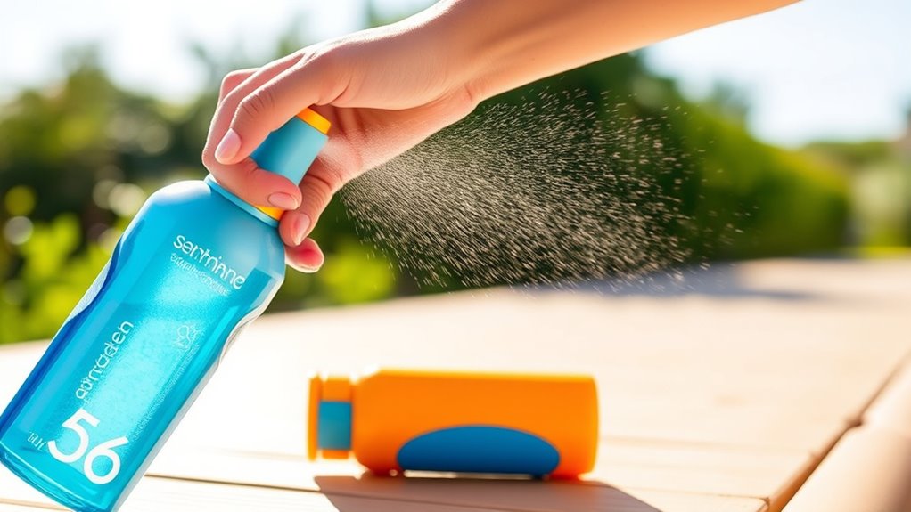 choosing effective spray sunscreen