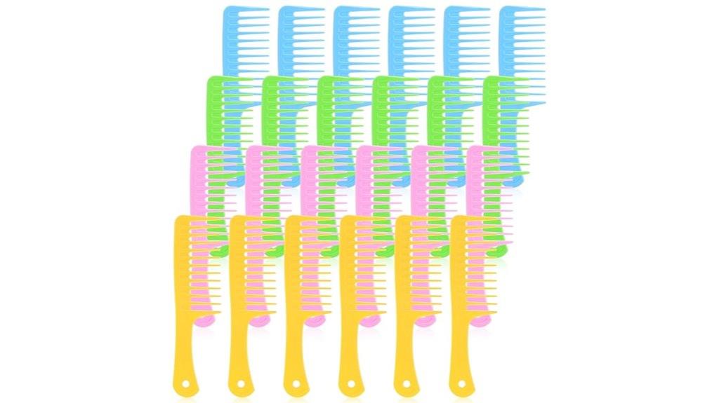 colorful pocket comb set