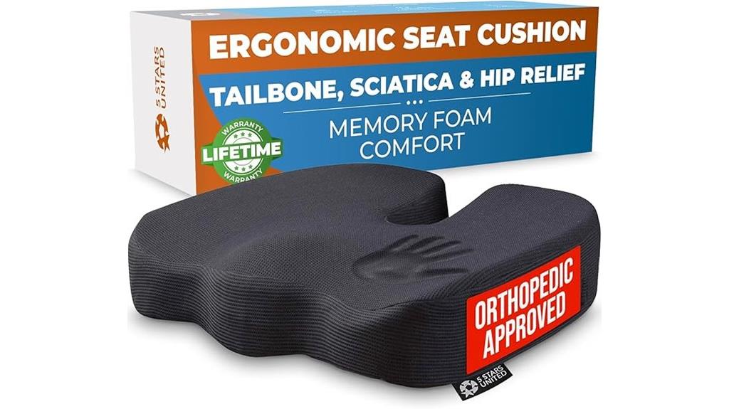 comfortable tailbone pain relief