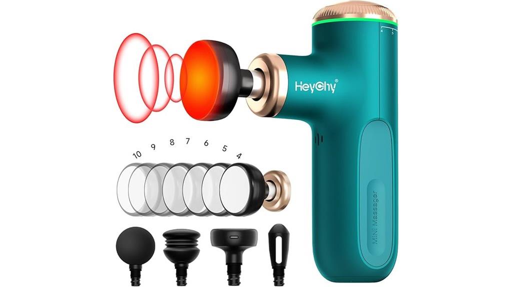 compact green muscle massager