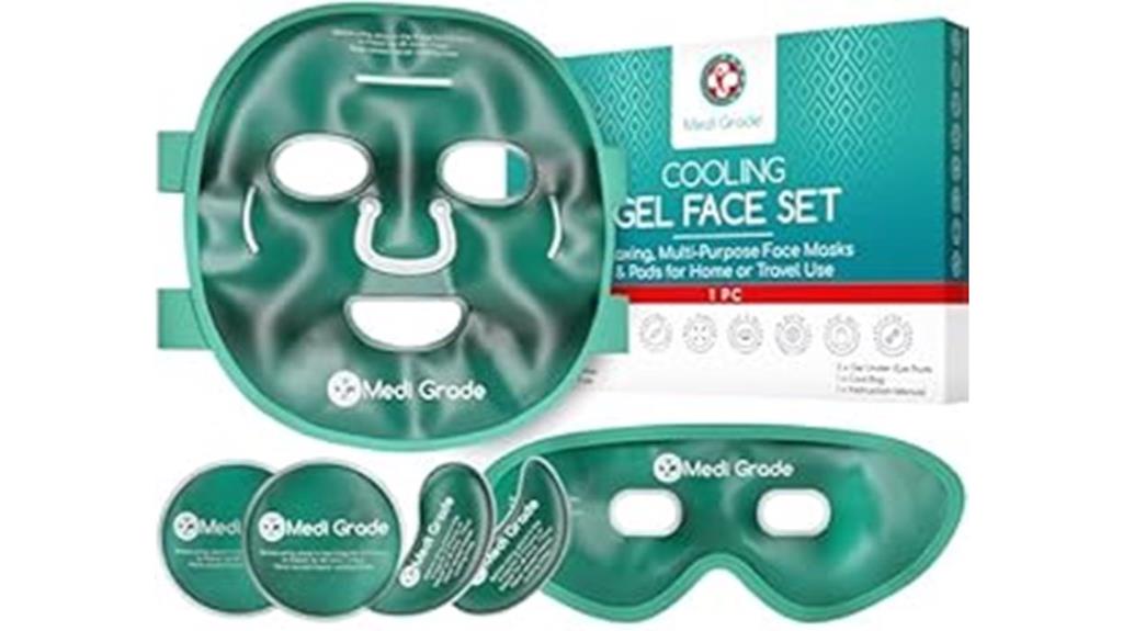 cooling face and eye mask