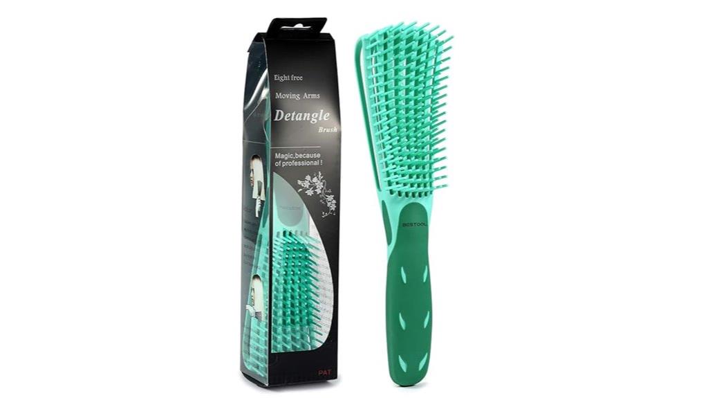 curly hair detangling brush