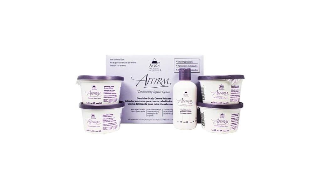 four applications relaxer kit