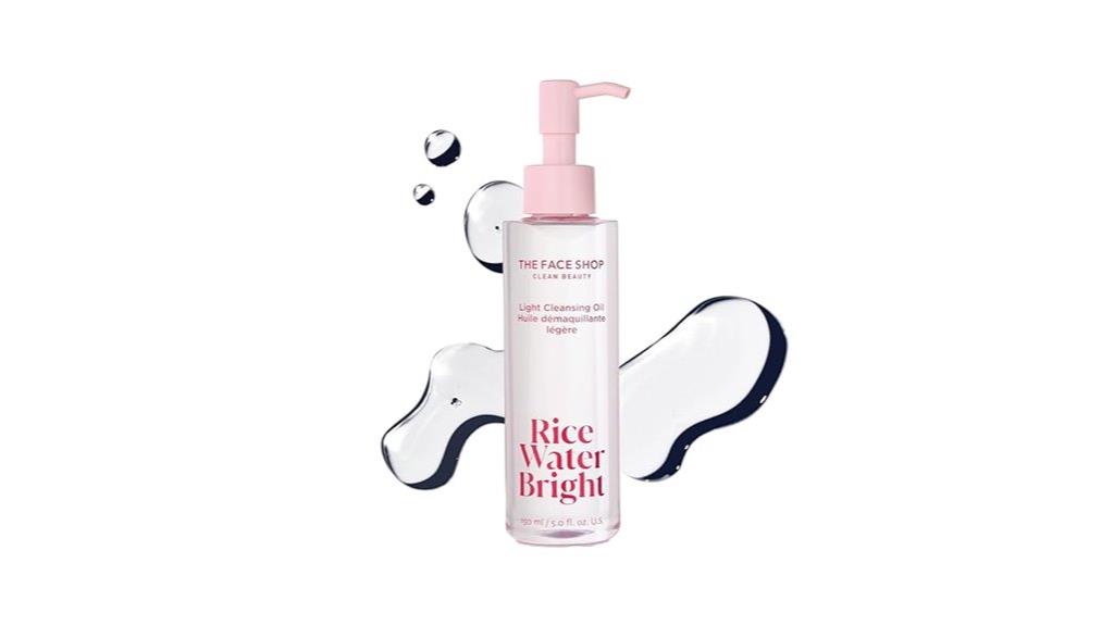 gentle rice water cleanser