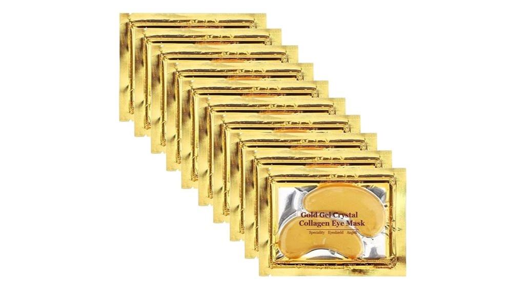 gold collagen eye pads