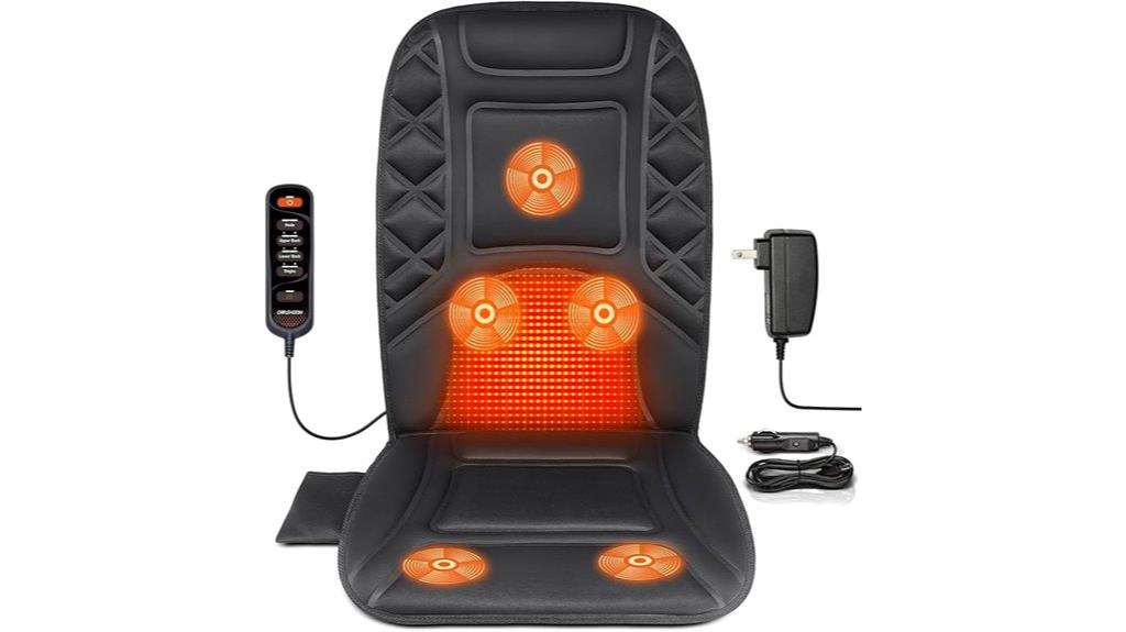 heated back seat cover