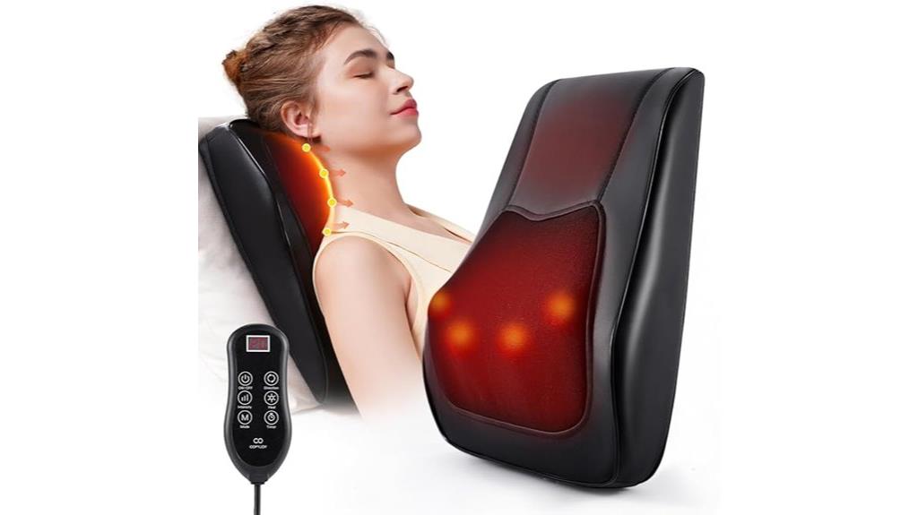 heated neck massage device