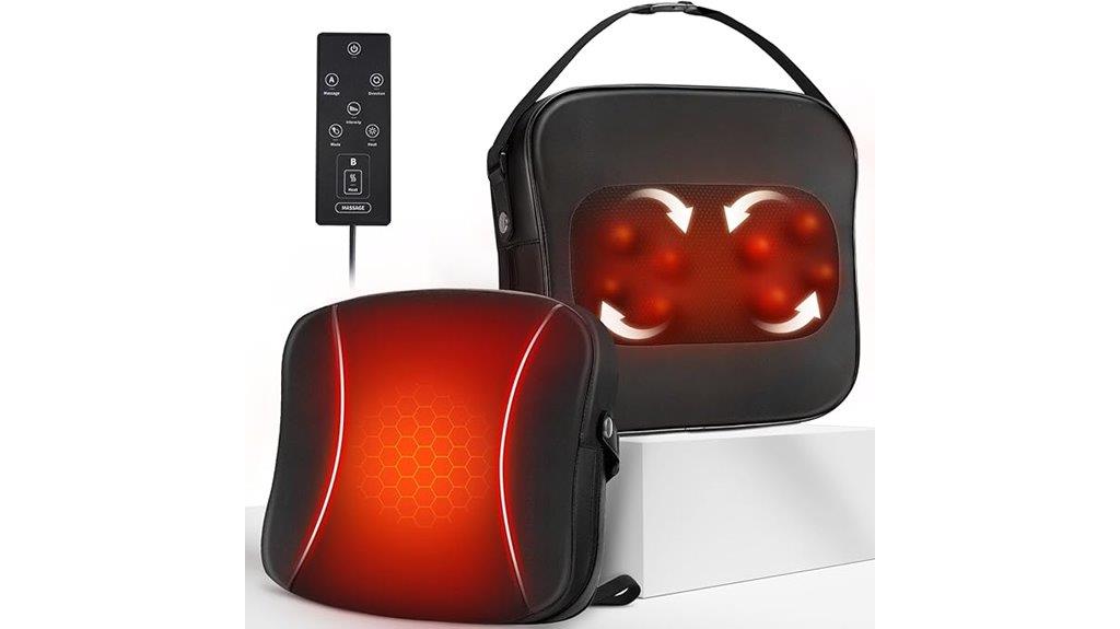 heated shiatsu back pillow
