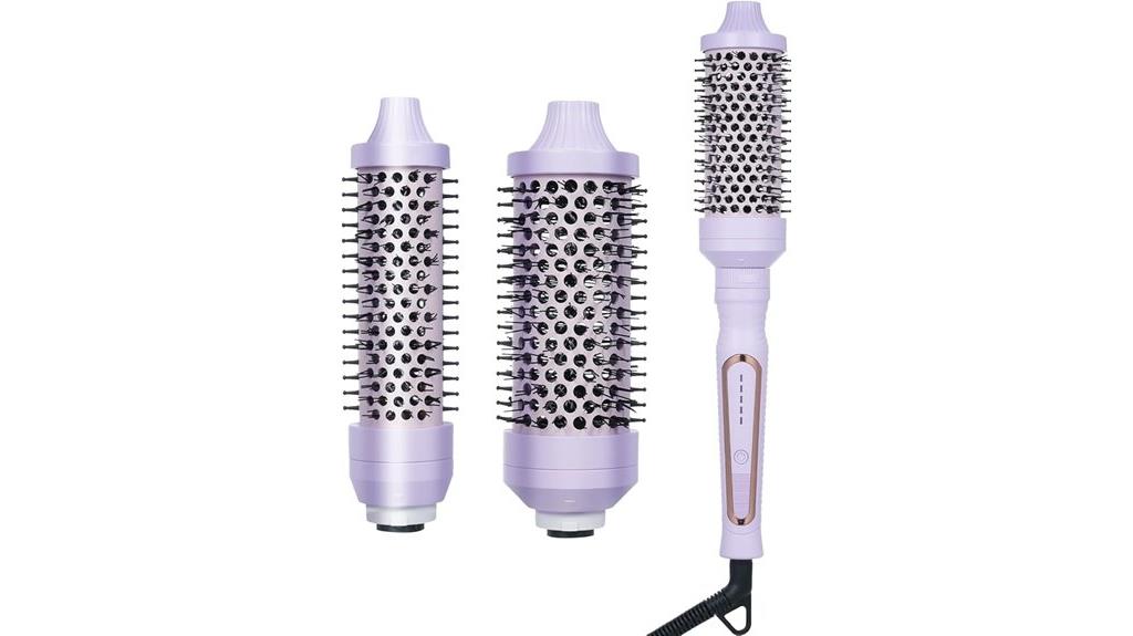 infrared frizz free curling brush