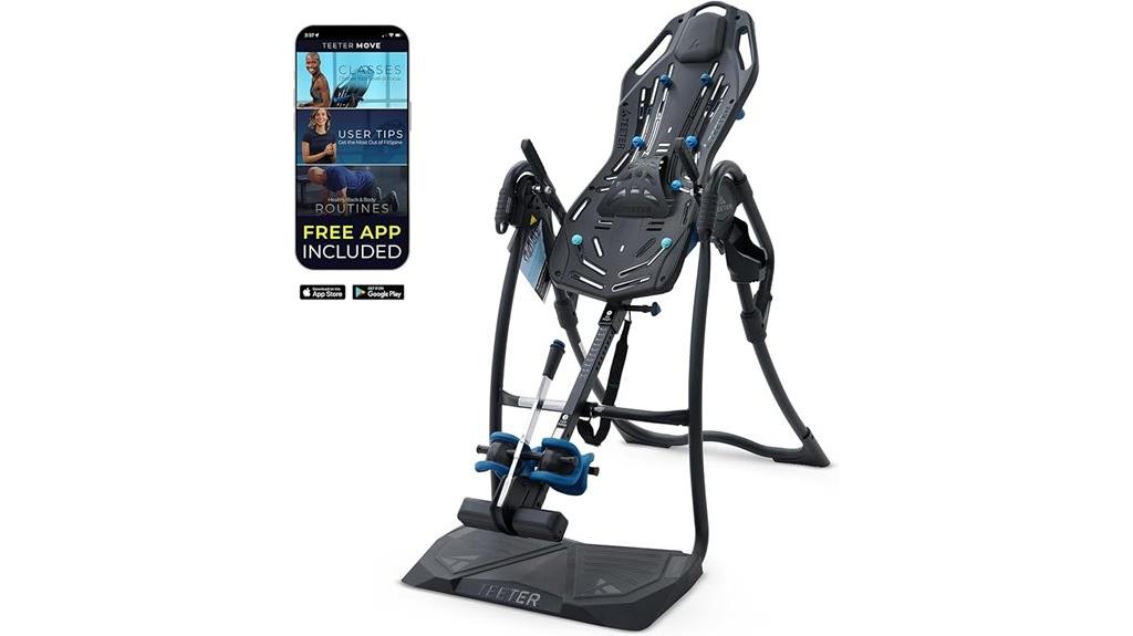 inversion table with safety