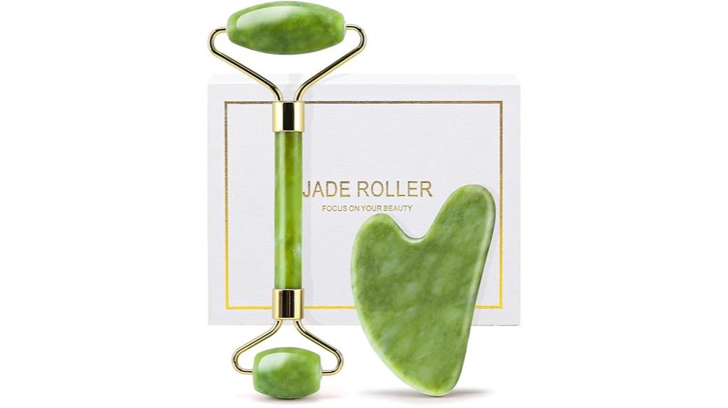 jade face roller set