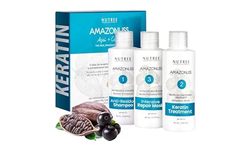 keratin hair treatment set
