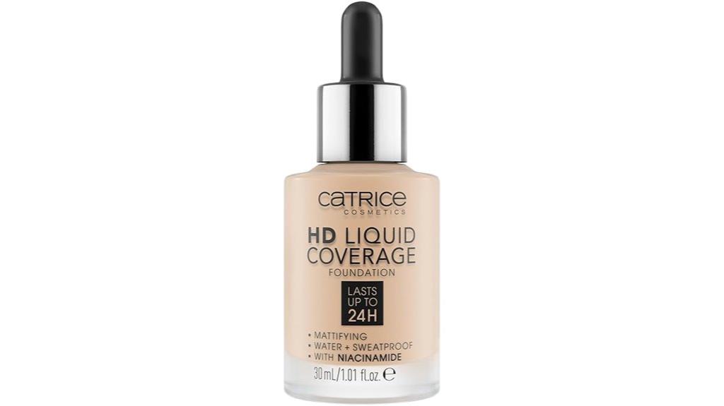 liquid foundation in light beige