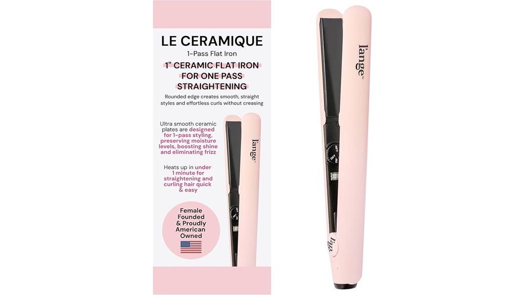 long ceramic flat iron