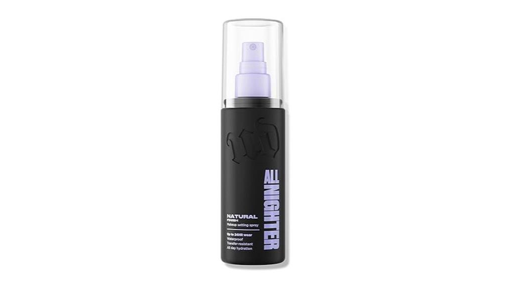 long lasting waterproof setting spray