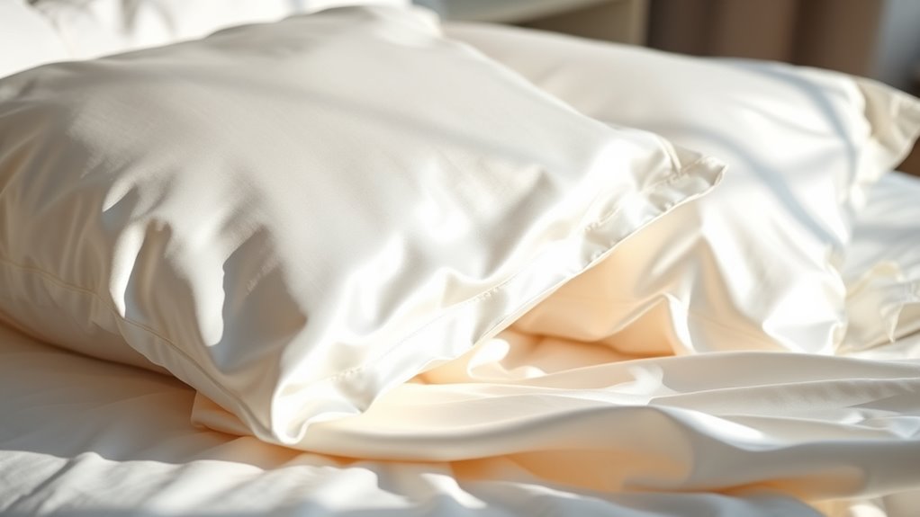 luxurious satin pillowcases benefits