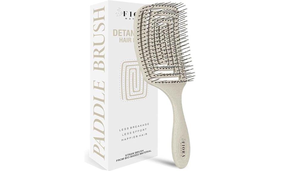 luxury paddle brush for thick hair
