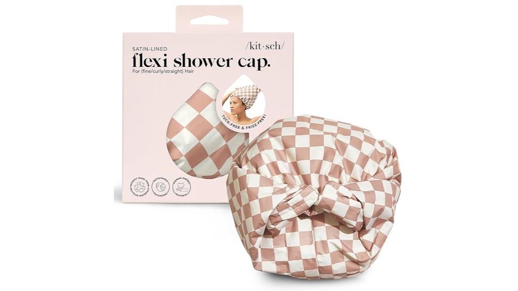 luxury waterproof shower cap