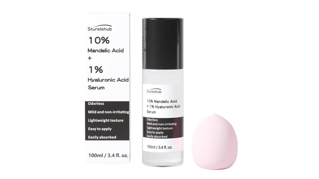 mandelic and hyaluronic serum