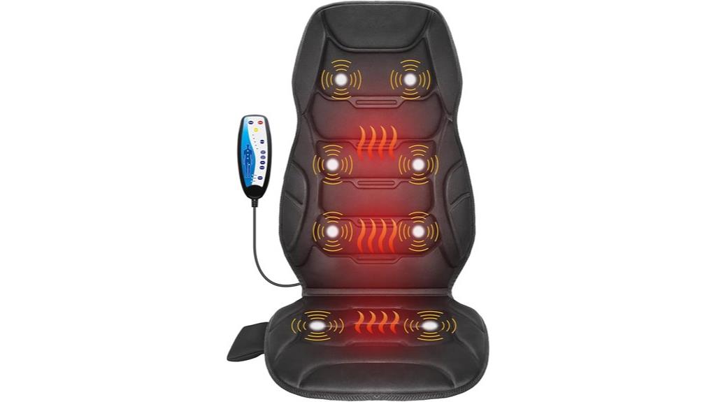 massage heat vibration cushion