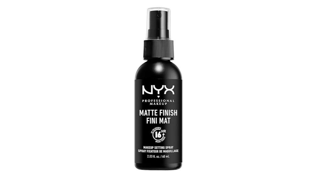 matte finish setting spray