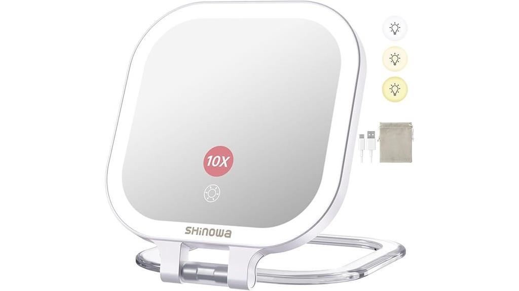 portable led makeup mirror