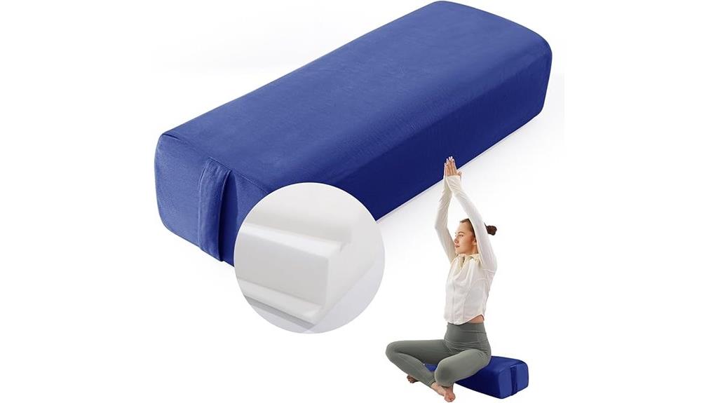 portable yoga bolster