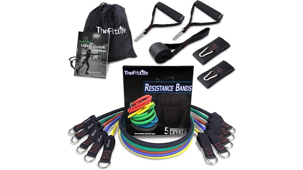resistance bands with handles