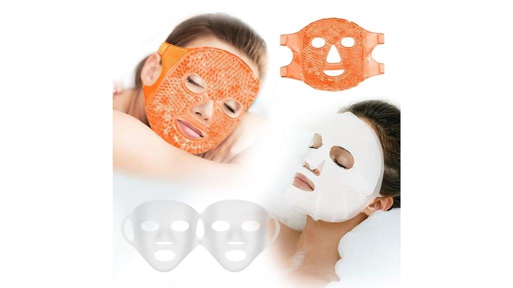 reusable cold hot face mask