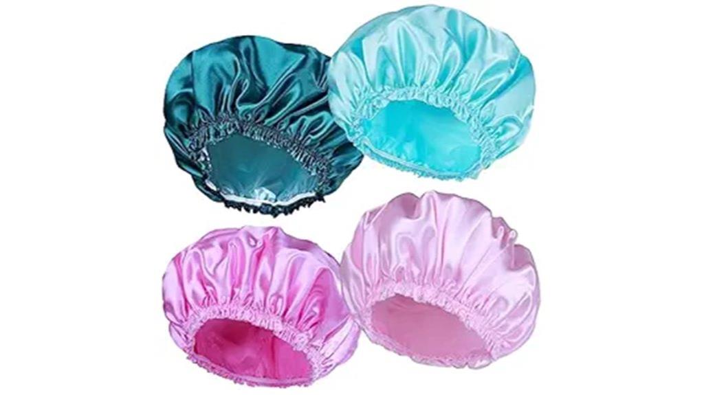 reusable women s shower caps