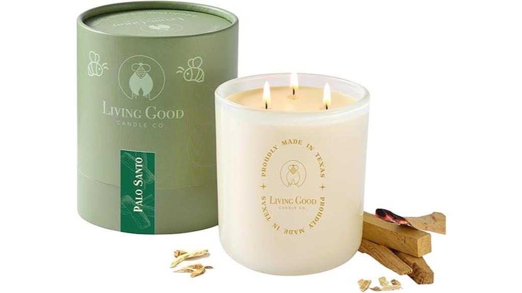 scented beeswax candle