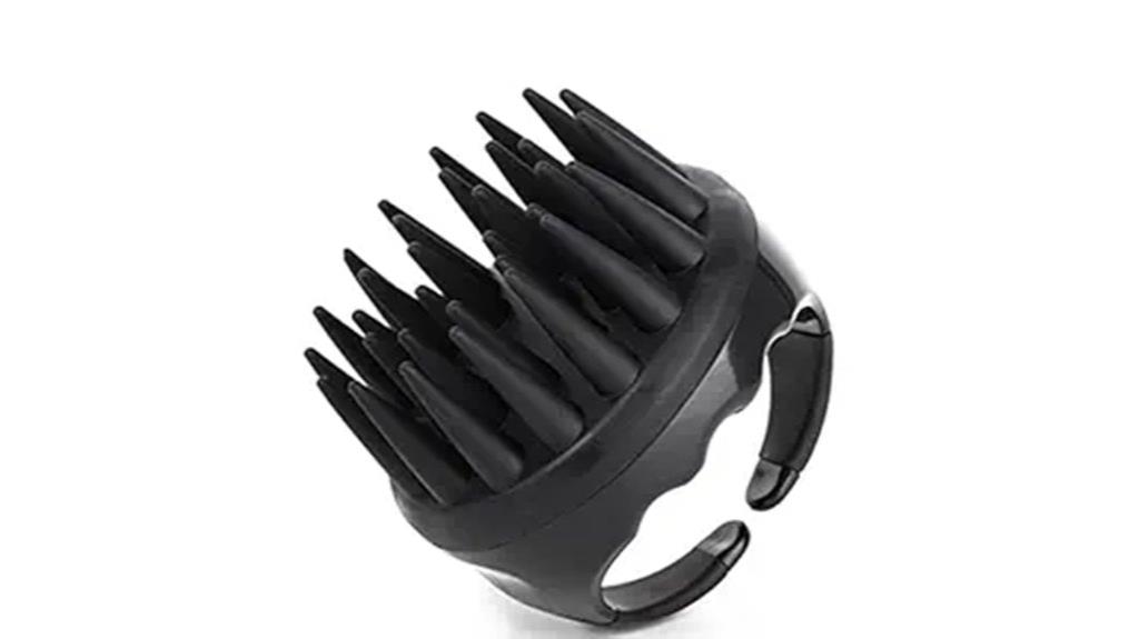 silicone scalp shampoo brush