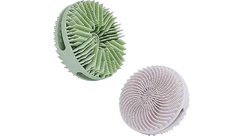 silicone sensitive skin scrubber