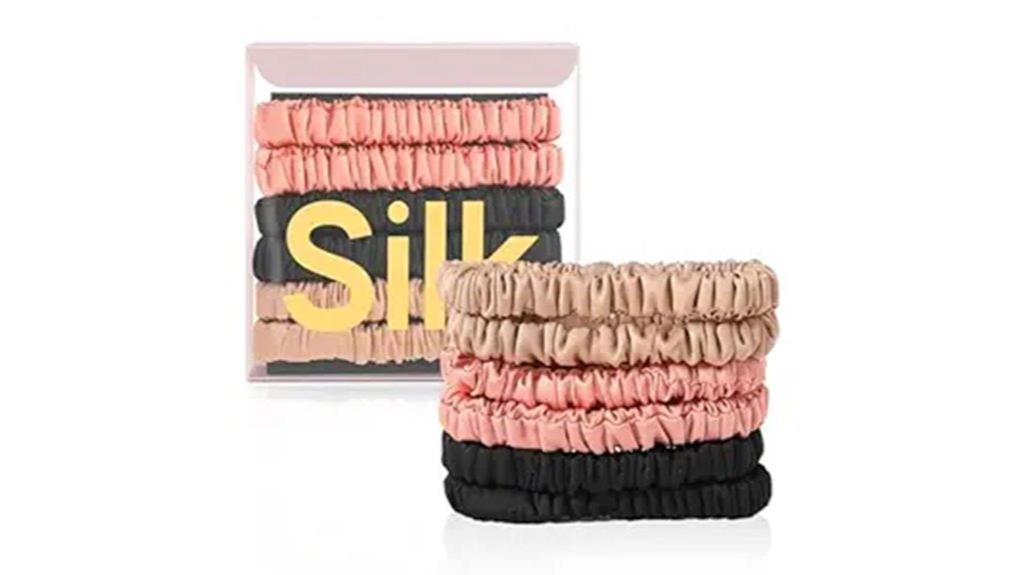 silk hair ties set