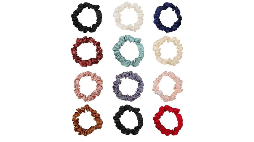 silk satin hair ties