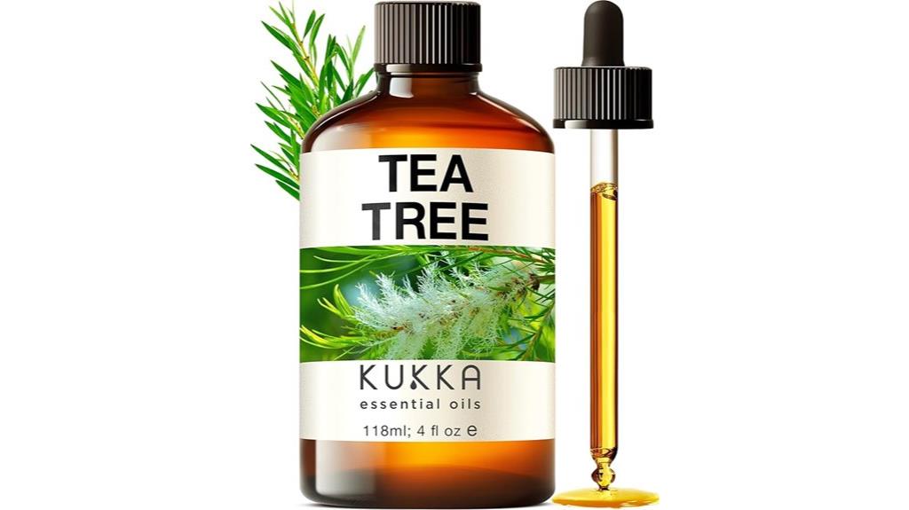 tea tree oil bottle