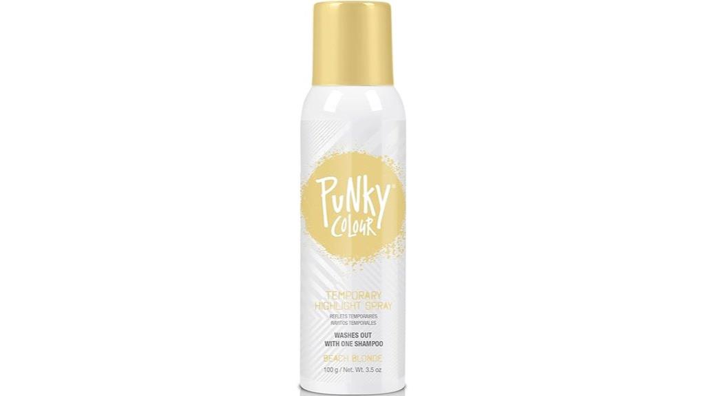 temporary beach blonde spray