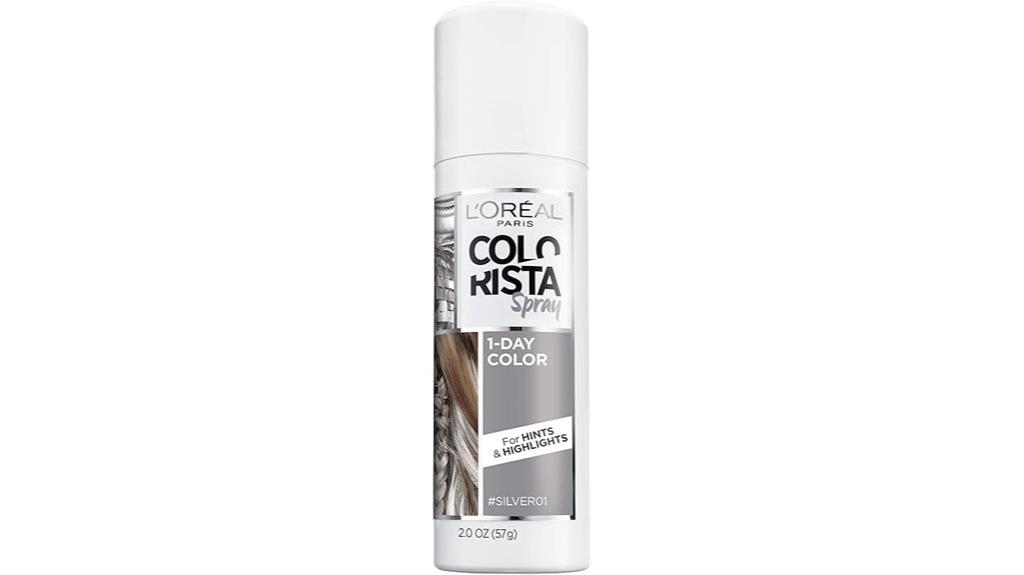 temporary silver hair spray
