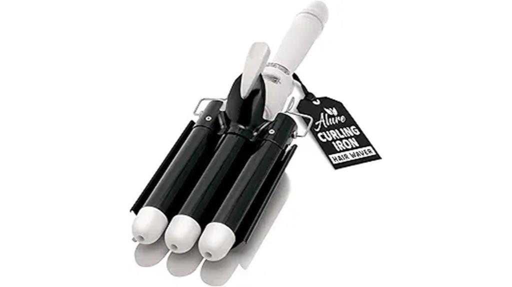 three barrel curling iron