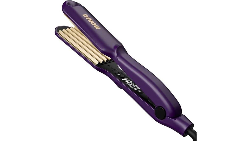 titanium ceramic hair crimper