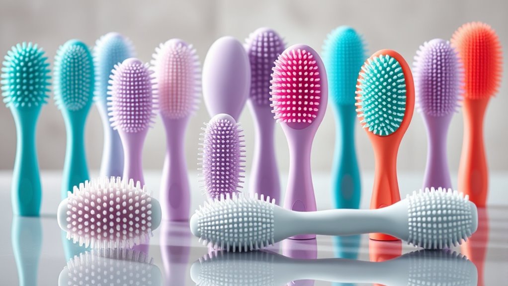 top massaging shampoo brushes