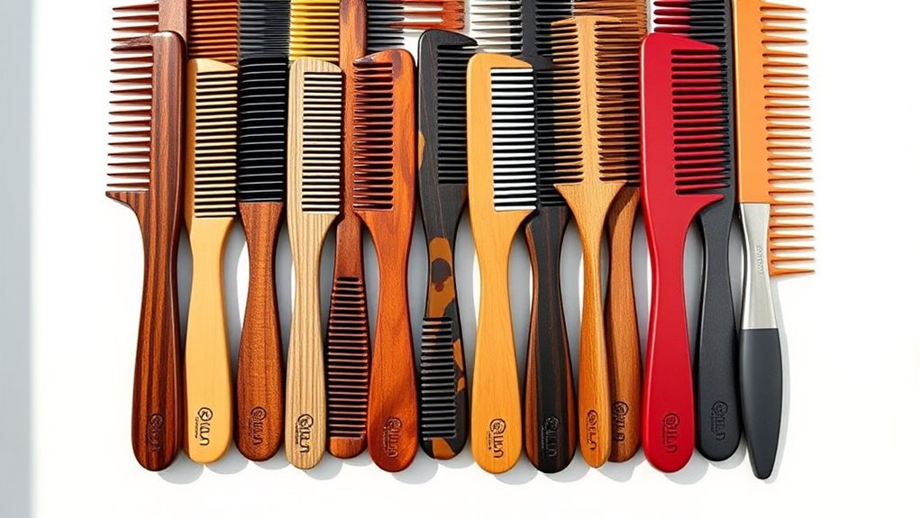 top wide tooth comb picks